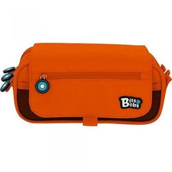 Grafoplás Triple, Estuche Escolar Tres Compartimentos Con Solapa Niños Unisex, Naranja, 23 X 10 X Cm