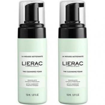 Lierac Cleansing Foam Duo Pack 2x150ml with Prebiotics