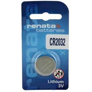 Pila de botón de litio Renata CR 2032, 3 V, 225 mAh, dimensiones 20.0 x 3.2 mm