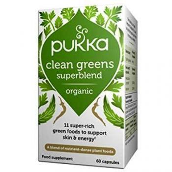 Pukka Herbs Clean Greens Organic Supplement, Pack of 60