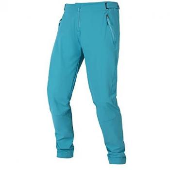 Endura Pantalones MT500 Burner Lite Azul, pantalón largo de ciclismo para hombre, sin badana, color azul atlántico, talla M