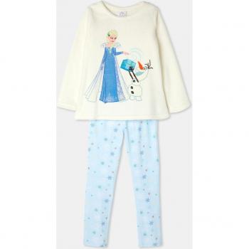Pijama de niña Frozen con cuello redondo Cotton Juice