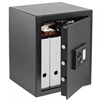 Caja Fuerte Móvil Burg Wächter Home-Safe H 240 E, Seguridad Nivel B VDMA 24992, Protección Ignífuga, Dimensiones 43.5 x 38.2 x 52.8 cm, Apertura