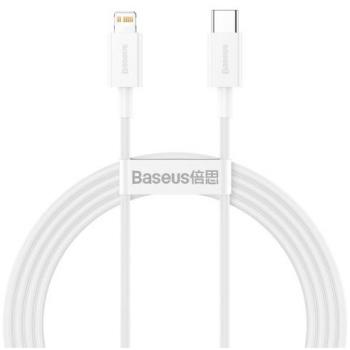 Cable Baseus Superior Series USB-C a Lightning 20W PD 1.5m Blanco