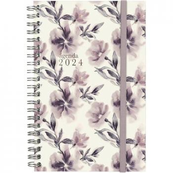 Finocam - Agenda Espiral You E5 Zen 2024 Semana Vista Horizontal Multilingüe Catalán (Enero-Diciembre, 117x181mm, 12 Meses) Multicolor