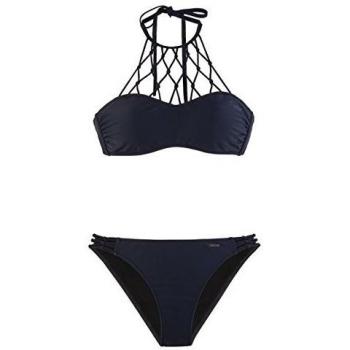 Protest Flore Bandeau Bikini, gris, Large