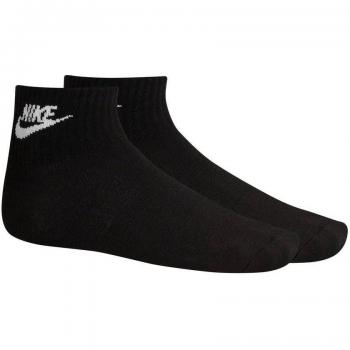 Nike Everyday Essential Ankle Socks (3 Pairs) Black/White M 5-8 male