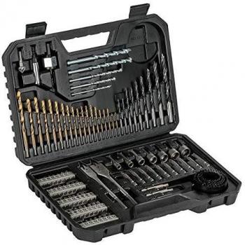 Bosch Set de brocas y puntas de atornillar de 103 unidades Titanium, madera, piedra y metal, accesorios para herramientas de perforación y atornillado