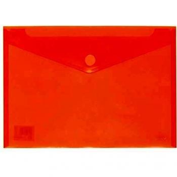 Grafoplás 04872252 － Sobres de plástico tamaño folio － 12 unidades color naranja