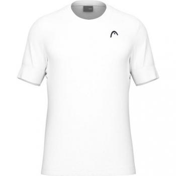 Camiseta de tenis Head Play Tech Uni Hombre Blanco, manga corta, material técnico, diseño ligero y transpirable