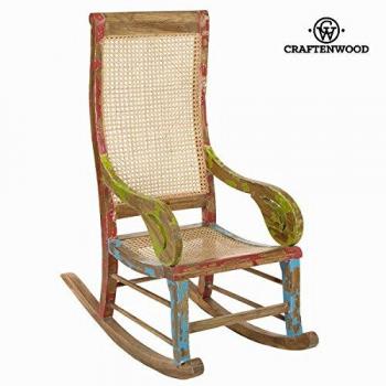 Mecedora Madera de mindi con efecto desgastado marca Craftenwood