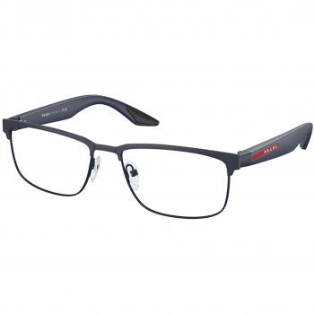 Prada Linea Rossa PS51PV UR71O1 Men's Eyeglasses Blue Size 56 - Frame Only, Blue Light Block Available