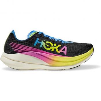 Hoka Rocket X 2 Unisex Black/Multi Performance Running Shoes