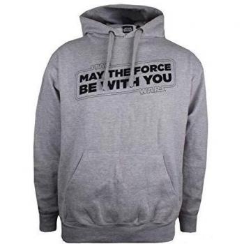Star Wars Force Slogan Capucha, Gris