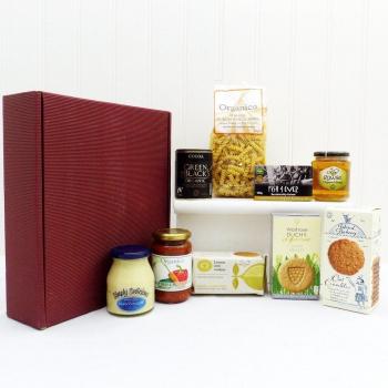 Trocitos orgánica cesta de comida de regalo, ideas de regalos