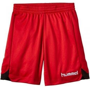 Hummel Shorts Roots Poly - Pantalones cortos de balonmano para niña, color rojo, talla DE: 14 - 16