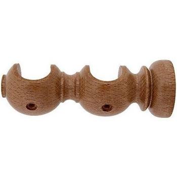 Riel Chyc 5430772 Soporte Madera Liso Abierto Doble 28x120 mm. Pino, Multicolor, X-Large