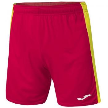 Short de fútbol Joma Maxi hombre rojo amarillo