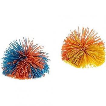 Pom Pom Ball Set de 2 bolas de goma de colores ligeros