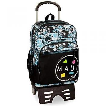 Maui & Sons Shark Mochila escolar 44 cm con carro