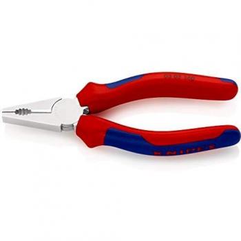 Alicate Universal Knipex 140 mm Cromado con Fundas Multicomponentes