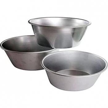 Molde de panettone cónico alto de aluminio 24 cm diámetro x 14,5 cm altura