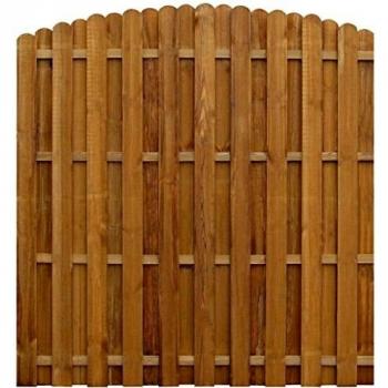 vidaXL Panel valla Hit & Miss madera de pino impregnada 170x