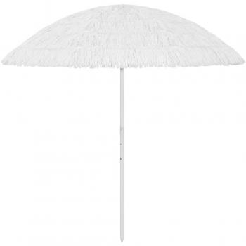 Sombrilla de playa blanca 300 cm