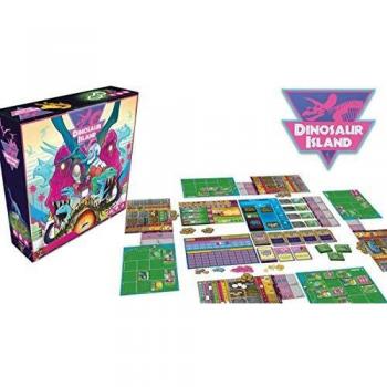 Juego de Mesa Dinosaur Island en Español con Temática Prehistórica