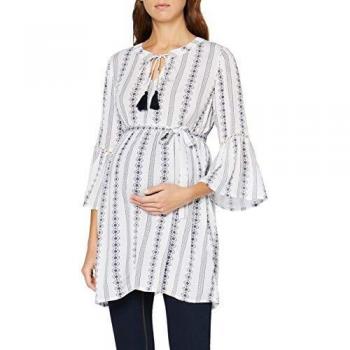 MAMALICIOUS Mlkamma 3/4 Woven Tunic Blusas Premama, Multicolor