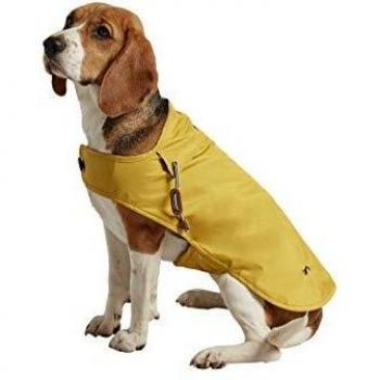 Rosewood Joules Water Resistant Dog Coat, Mustard Yellow, Extra Large