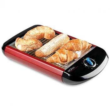 Tostador Horizontal Solac Stillo Red TC5302 con Temporizador, Gran Superficie de Tostado, Recogemigas y Resistencia de Cuarzo