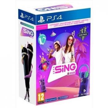 Let's Sing 2025 Edición Internacional + 2 Micrófonos para PlayStation 4