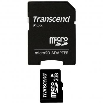 Transcend TS2GUSD - Tarjeta de Memoria microSD de 2 GB