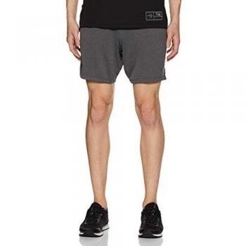 Under Armour MK1 Corto, Hombre, Charcoal Light Heather / / Stealth Gray