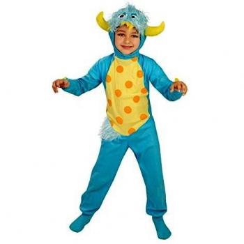 Guirca - Disfraz de monstruito, para niños de 5-6 años, color azul