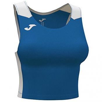 Top de running Joma Record II mujer royal blanco, unisex-adult, color royal-blanco, talla XS
