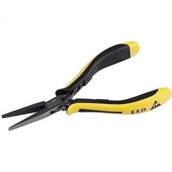 Elora electrónica alicates de punta plana ESD con suave agarre a la superficie, 4740-OH E 2 K, 4740050001000
