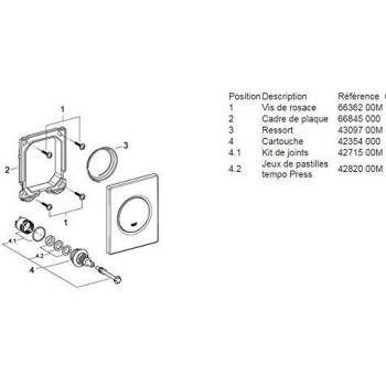 Grohe Nova Cosmopolitan fluxor Ref. 38804SH0