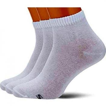 Calcetines Skechers 3PPK Básicos Cortos Unisex Blancos Talla M