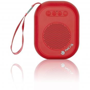NGS Roller Dice Red 3W Portable Wireless Bluetooth Speaker