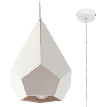 Lámpara Colgante Pavlus Cerámica Blanca E27 135cm