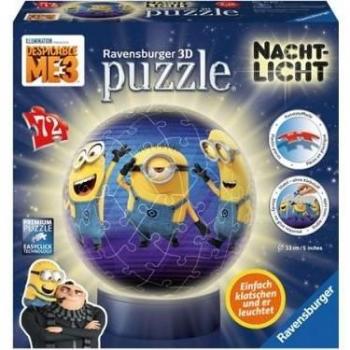 Puzzle 3D Minions con Luz Nocturna - 72 Piezas Ravensburger