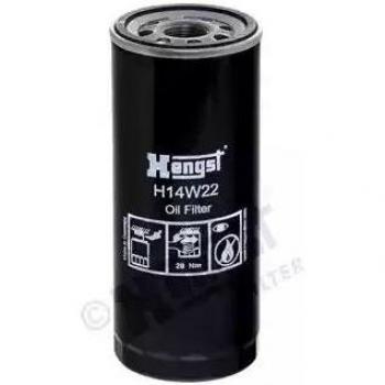 Filtro de aceite HENGST FILTER H14W22