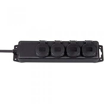 Brennenstuhl IP44 4-Socket Outdoor Power Strip with 2m Cable