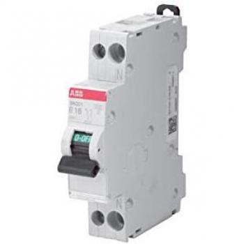 ABB SN201-C16 Miniature Circuit Breaker 1P+N 16A 6kA DIN Rail Mounted