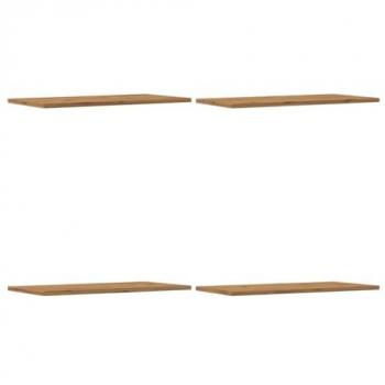 Estantes pared 4 ud madera ingeniería roble artisan 60x30x1,5cm