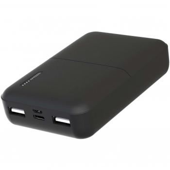 Akashi ALTPBECO10 Batería Externa Portátil 10000mAh con Doble Salida USB Ultra Compacta Color Negro