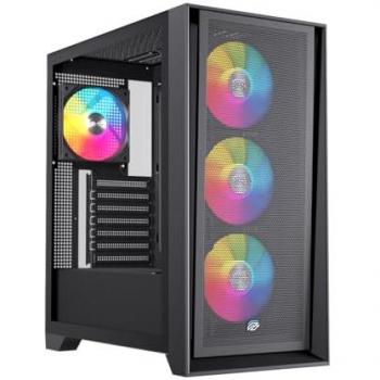 Caja de PC Einarex Pulse P600 RGB ATX/Micro ATX/Mini-ITX, Soporte para 6 Ventiladores de 120mm, Refrigeración Líquida hasta 360mm, Panel Lateral de Vid