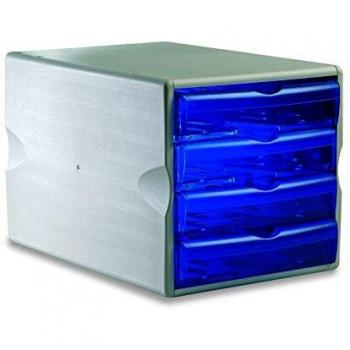 Fellowes 24050TB - Bandeja para material de oficina, color azul y gris